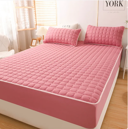 Cozy Nest 3-Piece Brushed Quilted Mattress Set